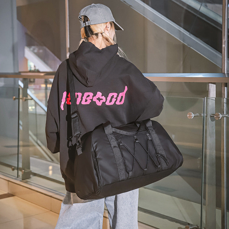 Sacs de voyage pour séparation sèche et humide avec cordon de serrage pour femmes, hommes et mode