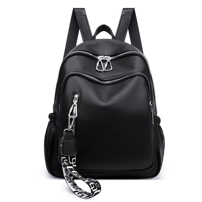 Women's Korean Stylish Versatile Soft Leather Fashion Backpacks