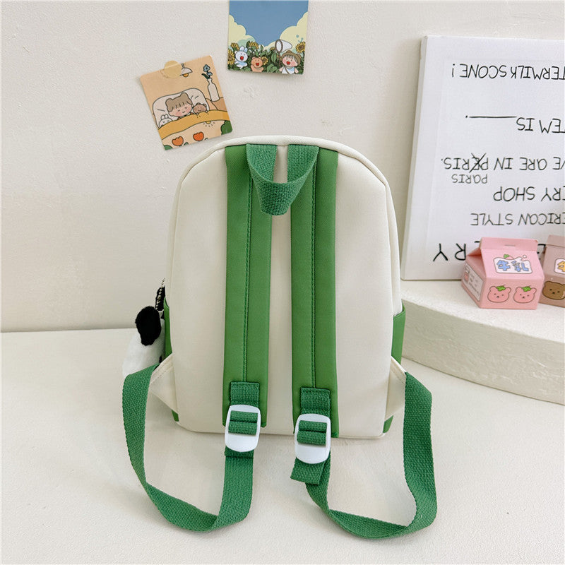 Children's Summer Fashion Oxford Cloth Contrast Color Bags