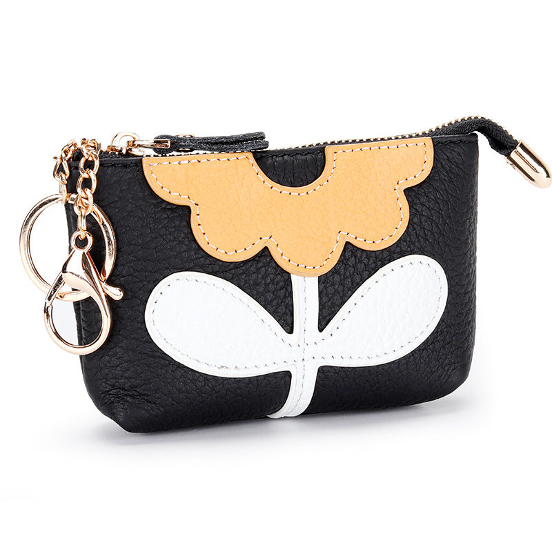 Creative First Layer Cowhide Genuine Leather Mini Coin Purses