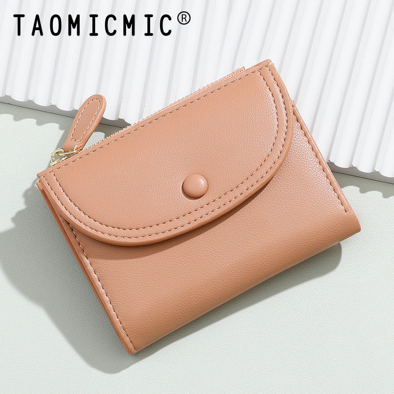 Women's Simple High-grade Style Cute Two-fold Ladies Wallets