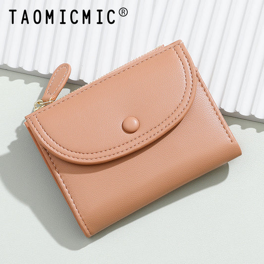 Women's Simple High-grade Style Cute Two-fold Ladies Wallets