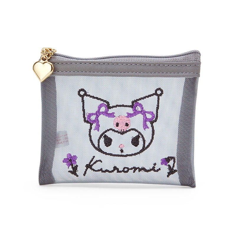 Cute Melody Clow Mesh Embroidery Gadget Cosmetic Bags