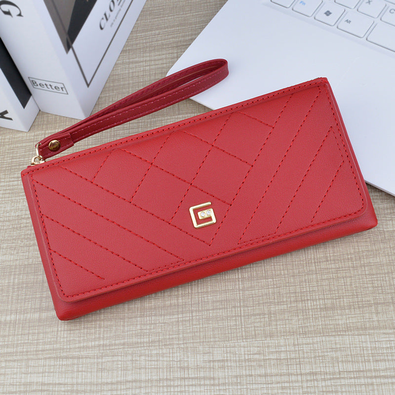 Women's Long Zipper Fashionable Simple Large Capacity Ladies Wallets