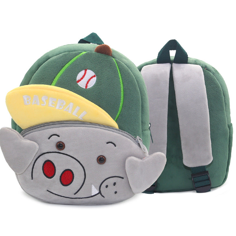 Children's Cute Cartoon Plush Animal Games Boys Children's Backpacks