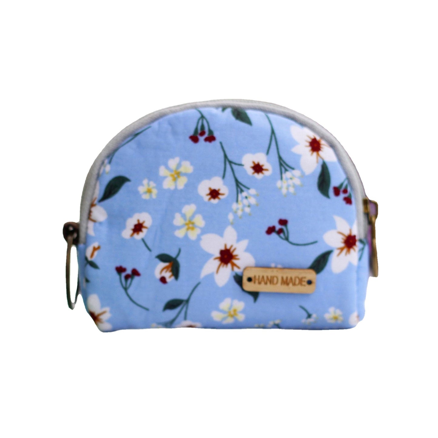 Coquille Style Pastoral Fleur Petit Porte-Monnaie En Tissu