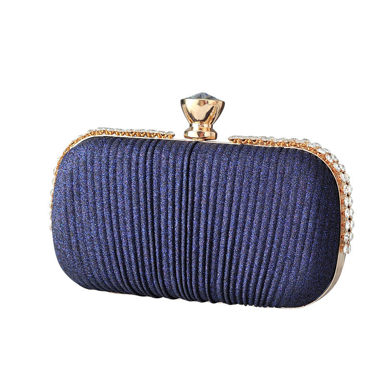 Women's Pleated Dinner Niche High Sense Clutch Evening Bags