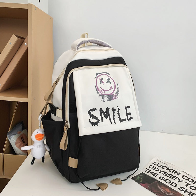 High Male Couple Junior Primary Large Backpacks