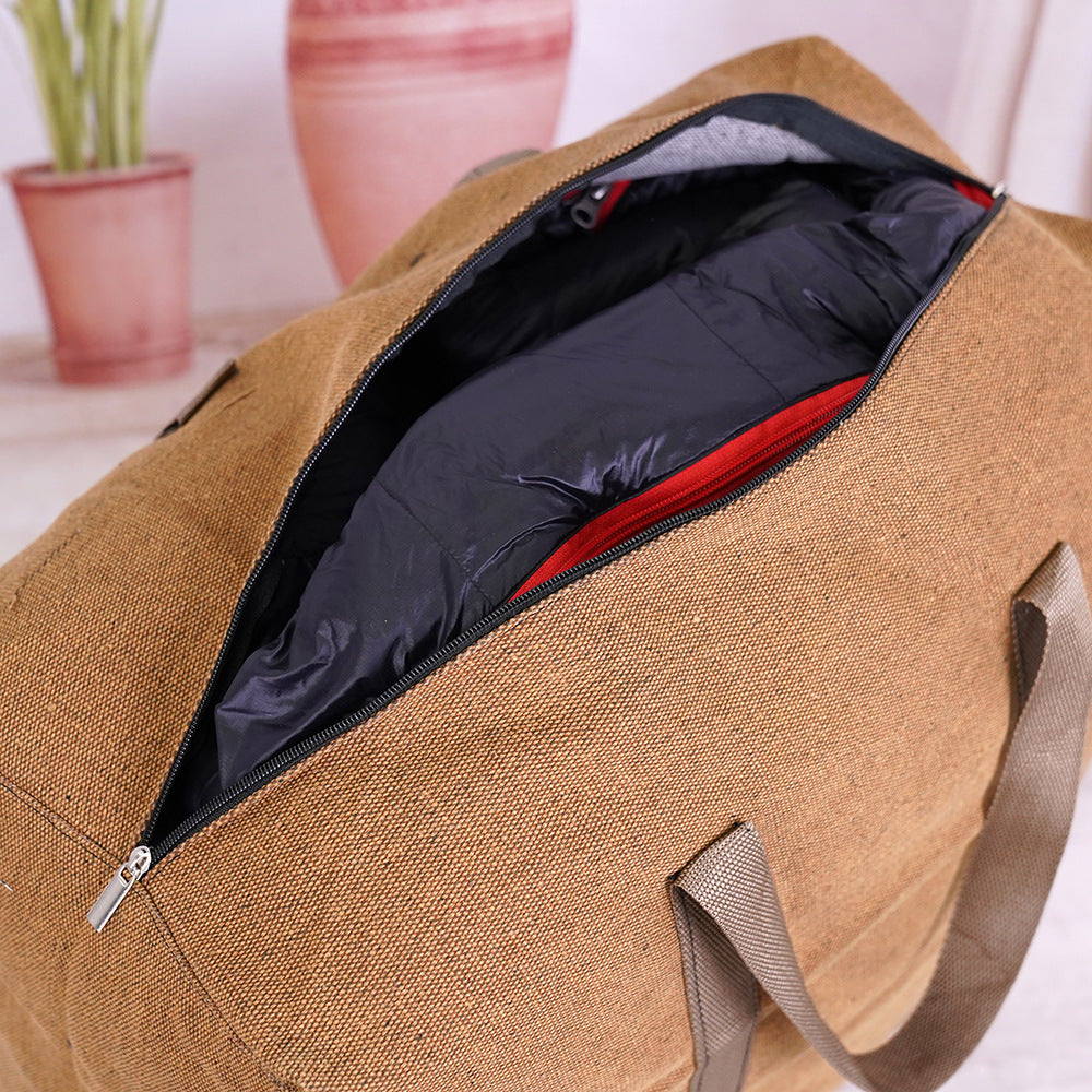 Canvas Moving Thickened Packing Coat Quilt Travel Bags