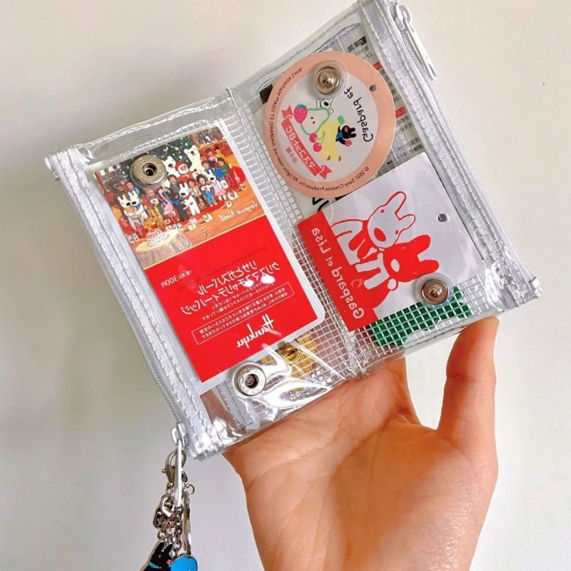 Packaging Transparent Gadget Buggy Simple Mask Storage Clip Coin Purses