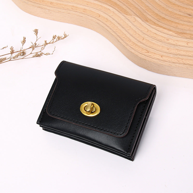 Women's Off Short Style Minority Simple Ladies Wallets