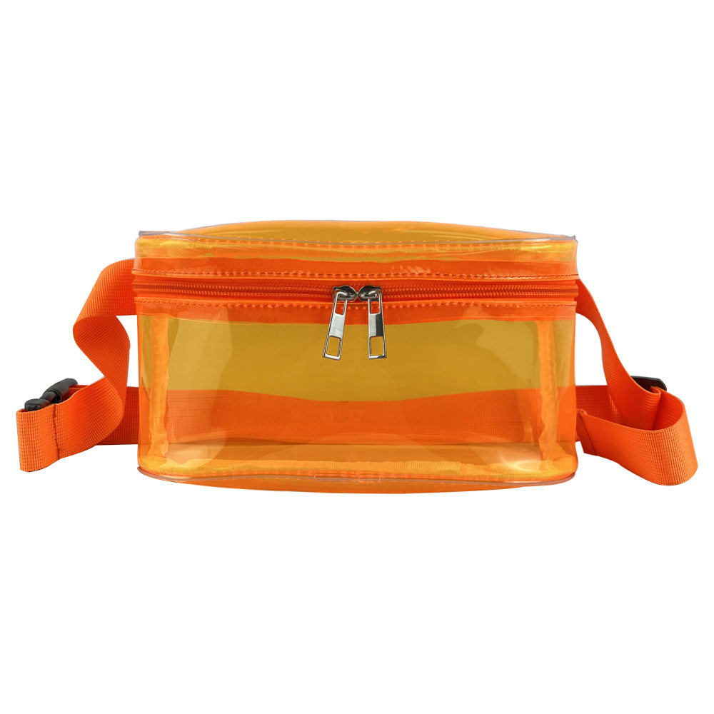 Women's Candy Color Laser Transparent Trendy Unique Waist Packs