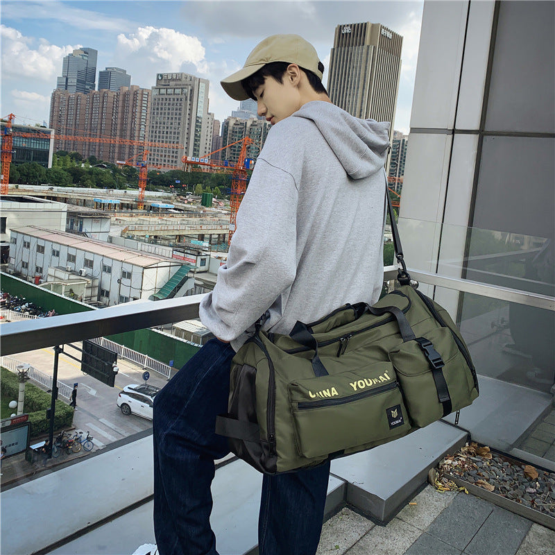 Men's Large Capacity Dry Wet Separation Travel Bags