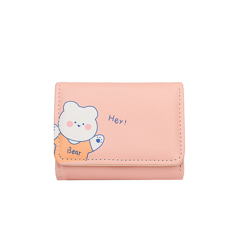 Short Female Design Thin Cute Change Ladies Wallets