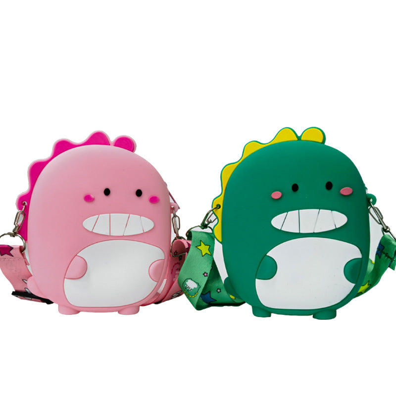 Porte-monnaie pour enfants, mignon petit dinosaure en Silicone, Mini souris