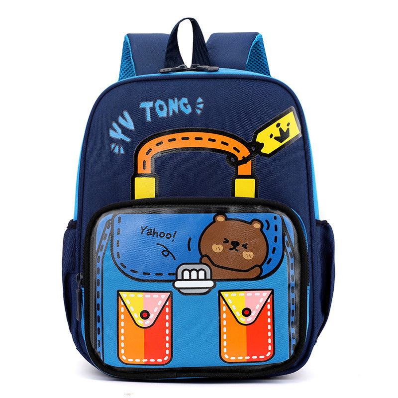 Children's Cartoon Secondary Large Class Preschool Boys Kindergarten School Bags