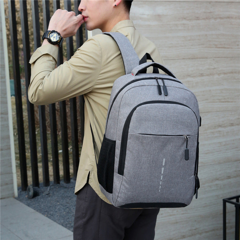 Men's High Sense College Female Simple Computer Backpacks