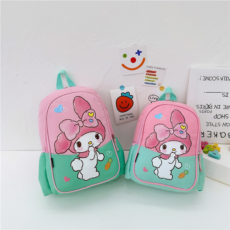 Children's Cartoon Cute Clow Portable Burden Alleviation Kindergarten School Bags