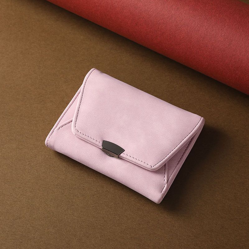 Petit porte-monnaie court de Style coréen pour femmes, Simple et à la mode