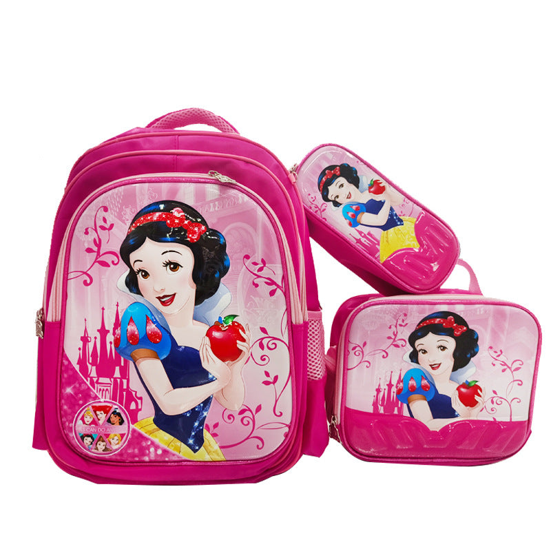 Cartoon Three-piece Detachable Film With Light Elementary School Students' Schoolbags