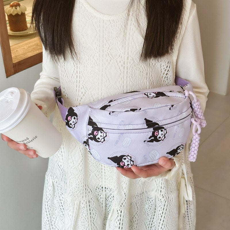 Children's Boys Korean Style Trend Cartoon Western Children's Waist Packs