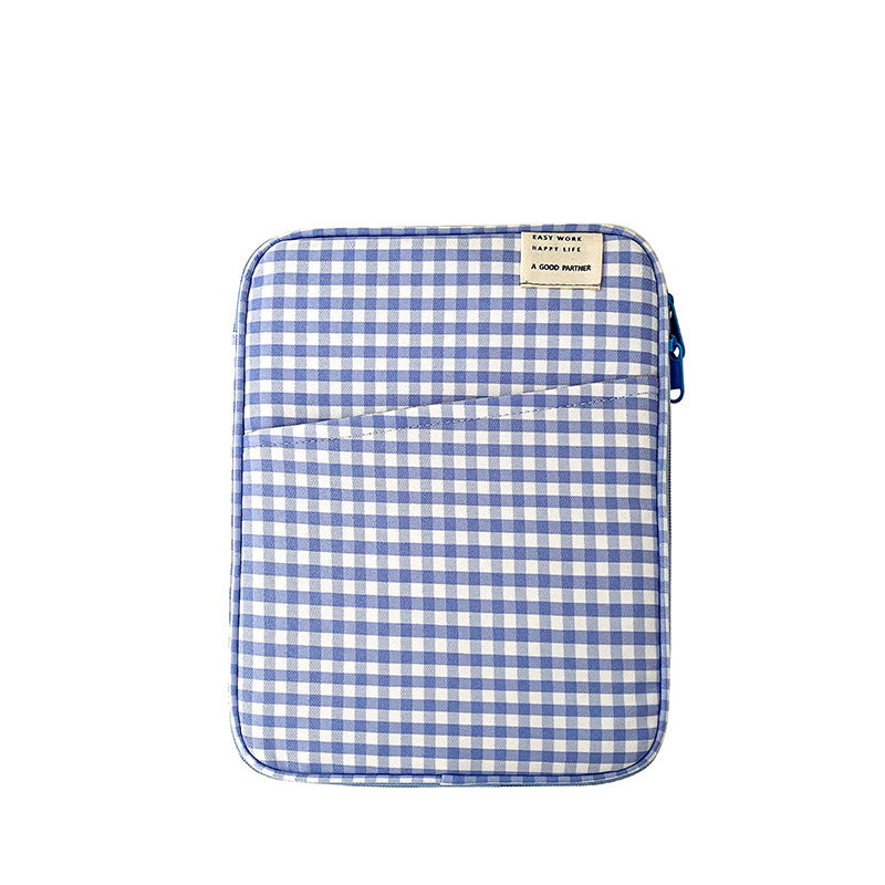 Attractive Stylish Plaid Pc Apple Sleeve Tablet Bags