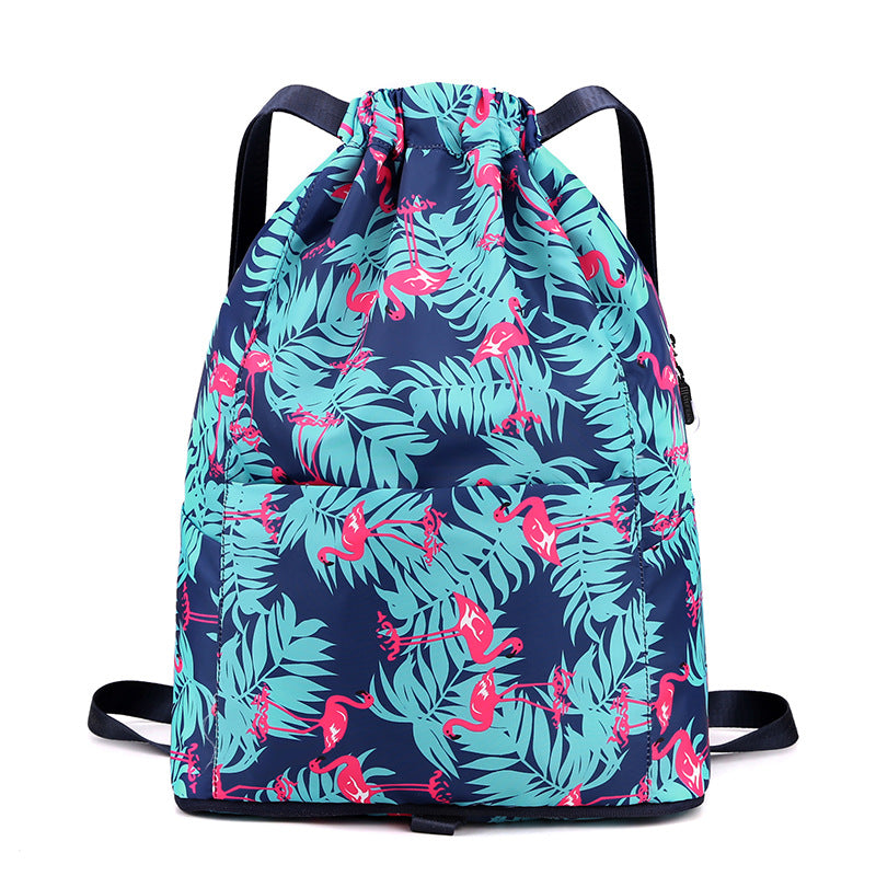 Printed Storage Fashion Drawstring Lightweight Large Travel Bags