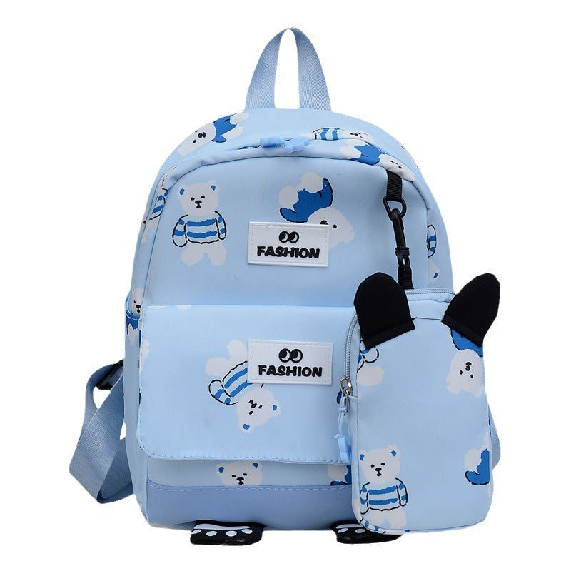 Children's Cartoon Printed Cute Going Out Play Portable Children's Backpacks