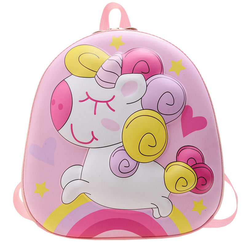 Children's Hard Shell Cute Unicorn Dinosaur Cartoon Kindergarten School Bags