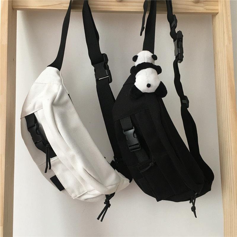 Tooling Female Korean Style Canvas Fashion Waist Packs