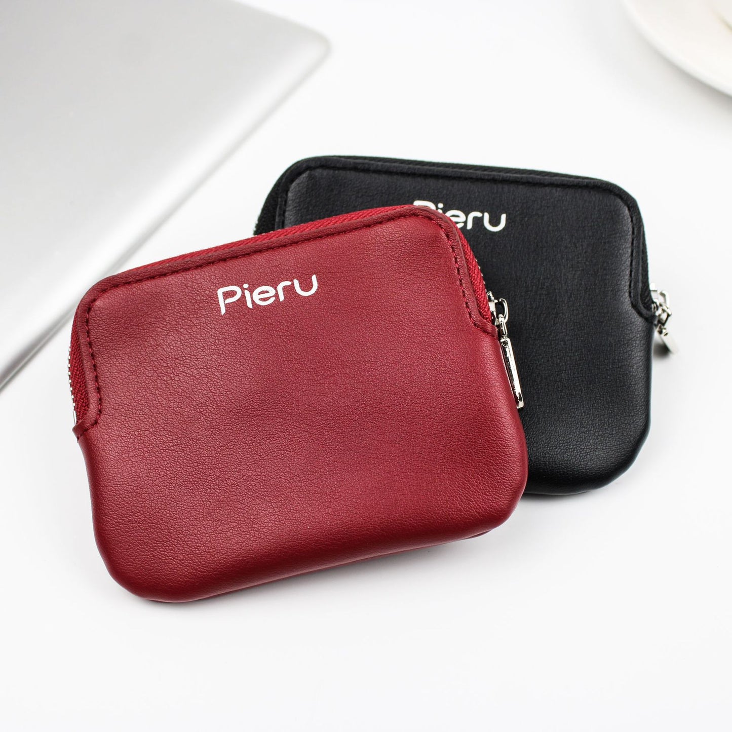 Short Mini Multifunctional Zipper Change Leather Coin Purses