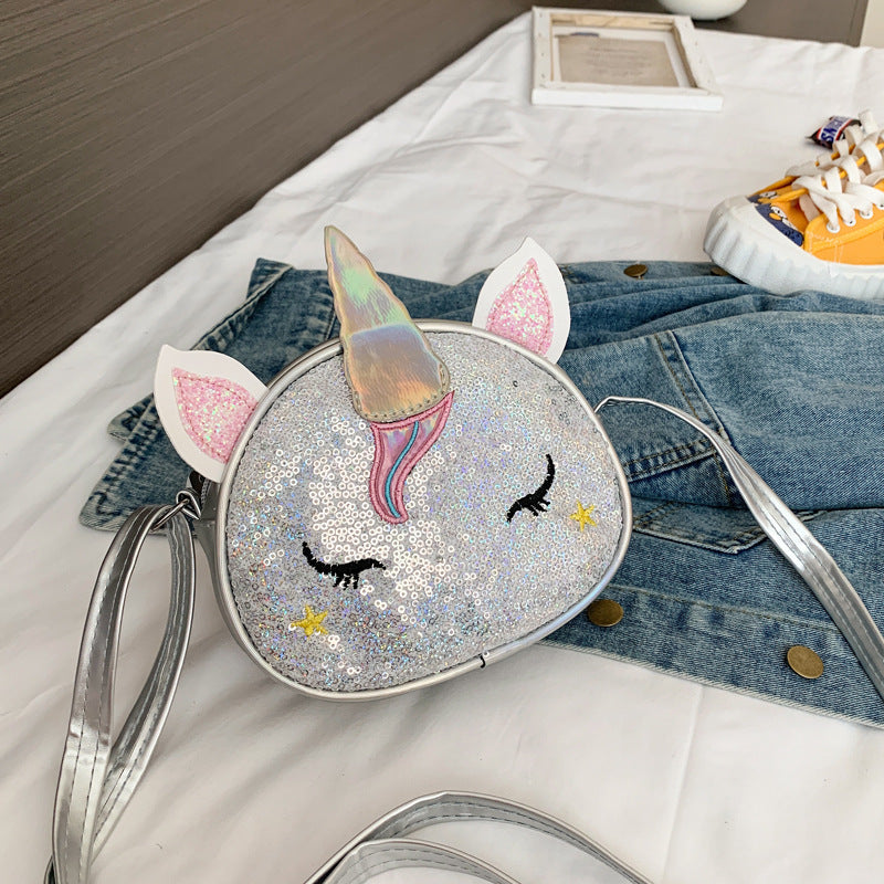 Children's Colorful Shiny Unicorn Cute Cartoon Stylish Bags