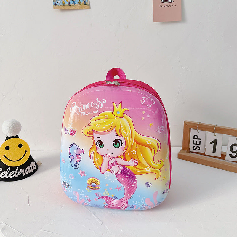 Children's Trendy Anime Cartoon Man Eggshell Elementary School Students' Schoolbags