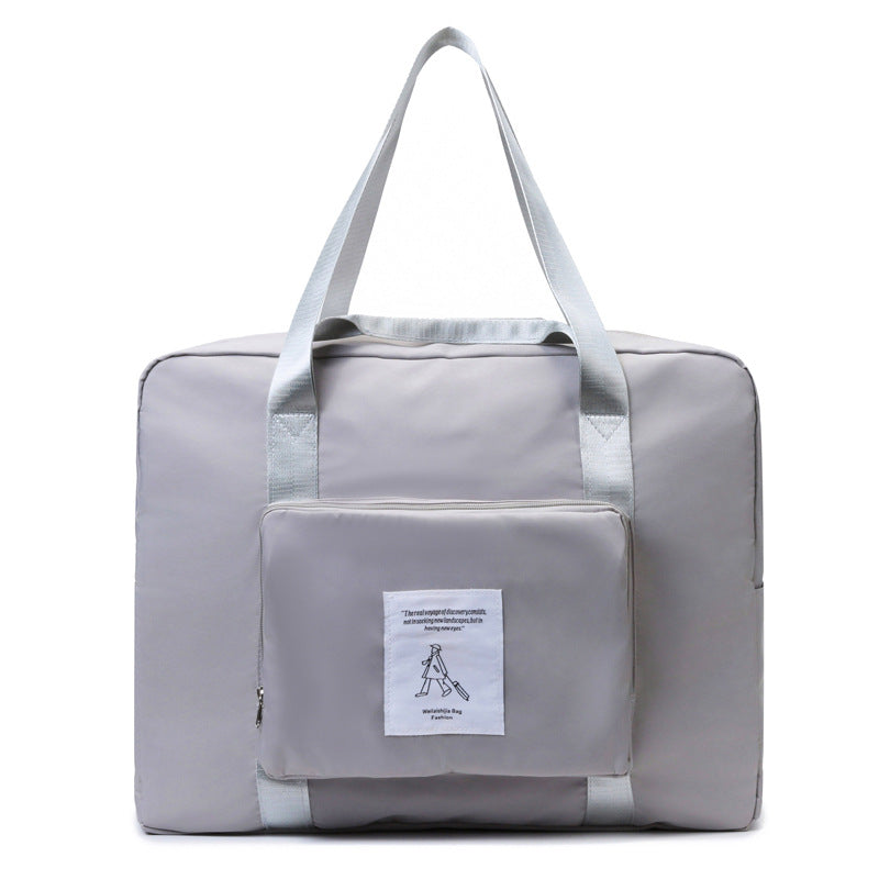 Sacs de voyage pliables pour séparation sèche et humide, couleur contrastée, recouvrables, pour femmes