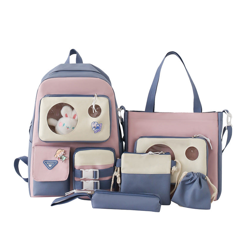 Large Capacity Korean Fashion Junior High Campus Elementary School Students' Schoolbags