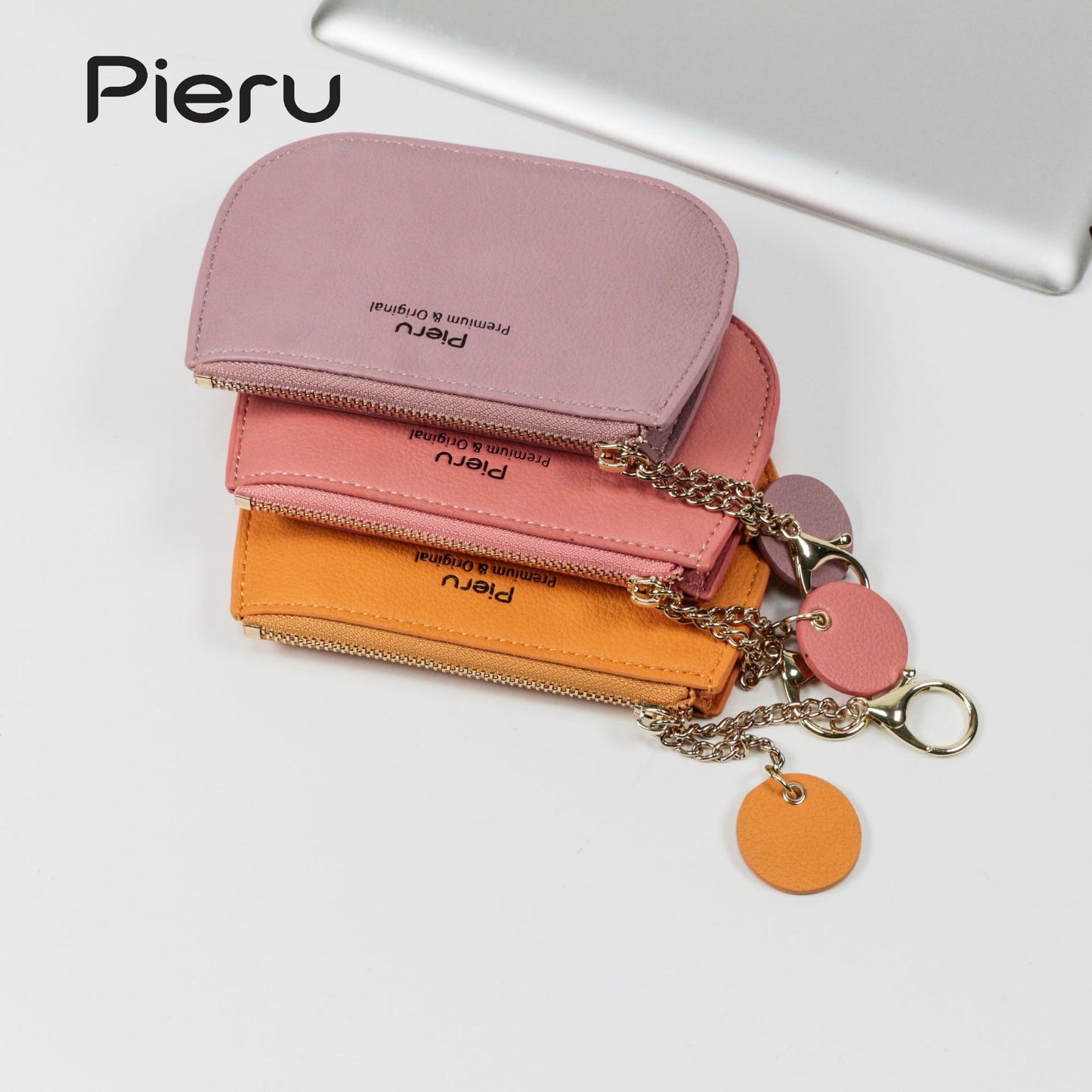 Women's Texture Fashion Zipper Mini Fresh Storage Coin Purses