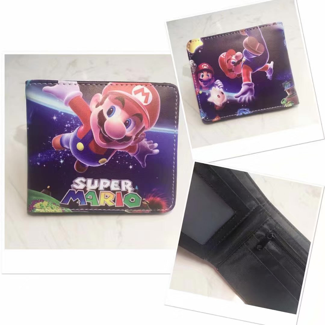 Super Mary Game Anime Peripheral Mario Coin Purses