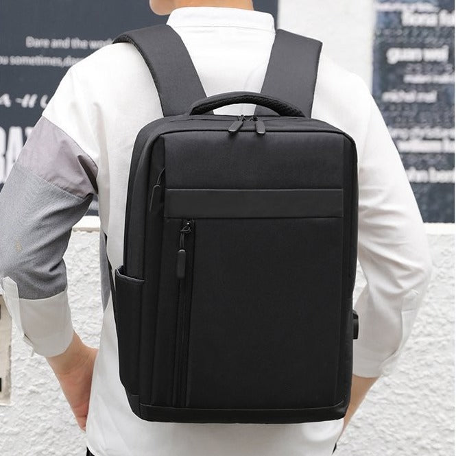 Men's Business Korean Fashion Large Capacity Rechargeable Backpacks