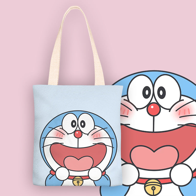 Anime Canvas Female One Simple For Shoulder Bags