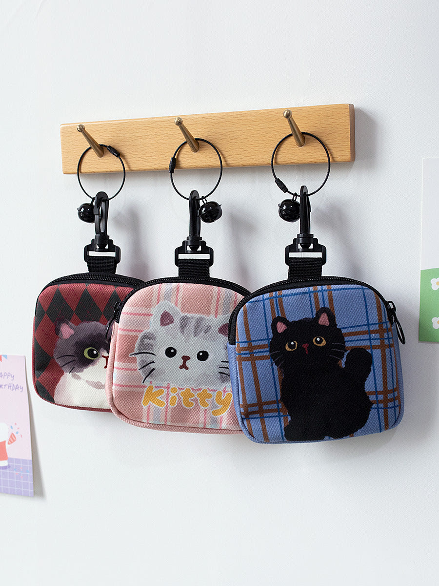 Children's Lovely Hanging Piece Pendant Plush Sanitary Purses