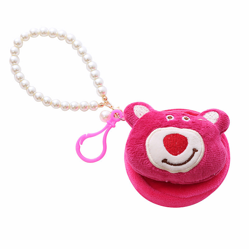 Creative Cartoon Cute Star Plush Earphone Card Holder