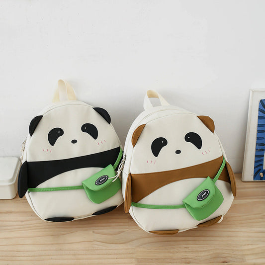 Panda mignon de dessin animé de style coréen pour enfants pour les sacs d'école de maternelle