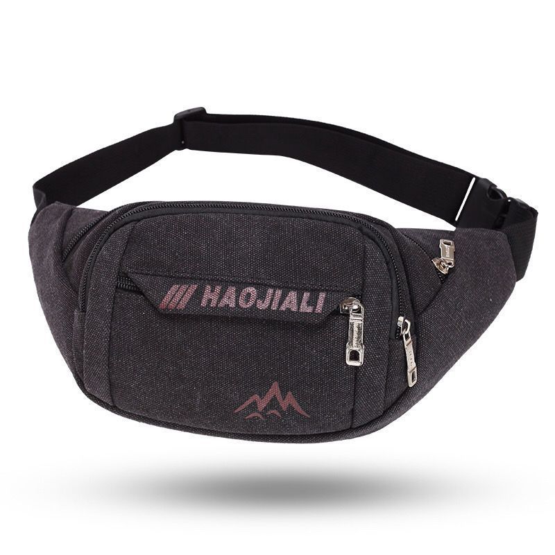 Women's & Men's & For Canvas Large Capacity Cash Mobile Waist Packs