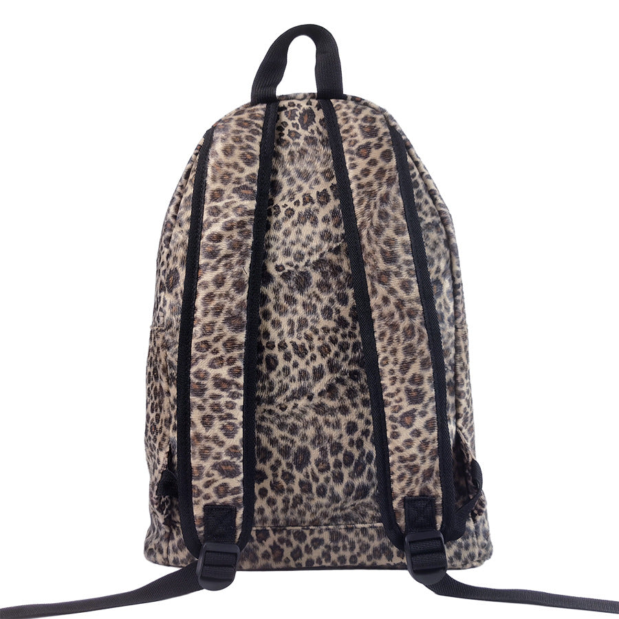 Graceful Korean Style Leopard Print Fashion Backpacks