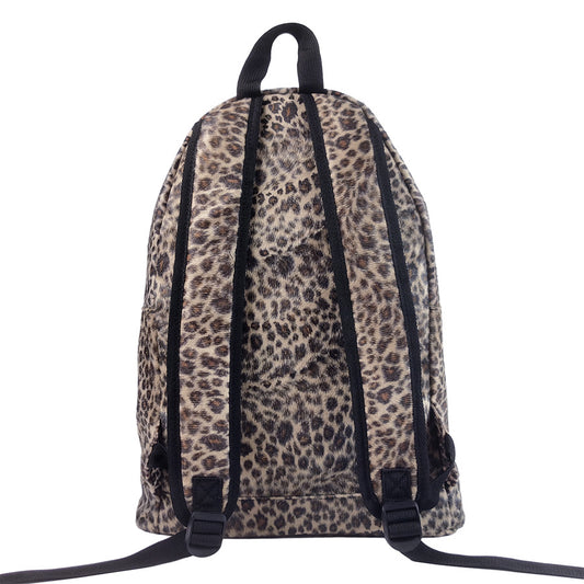 Graceful Korean Style Leopard Print Fashion Backpacks