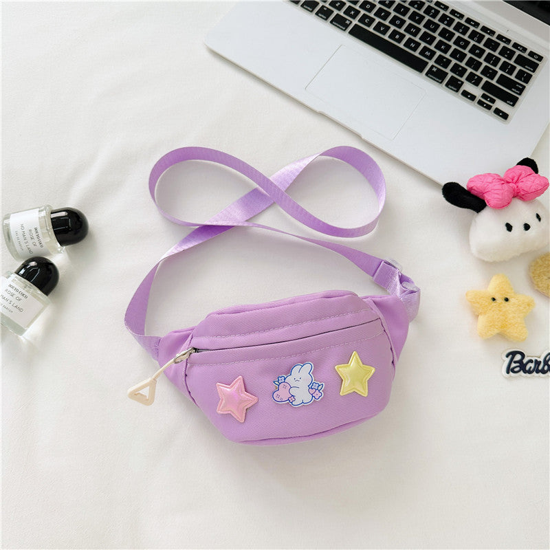 Children's Cartoon Cute Five-pointed Star Candy Color Shoulder Bags