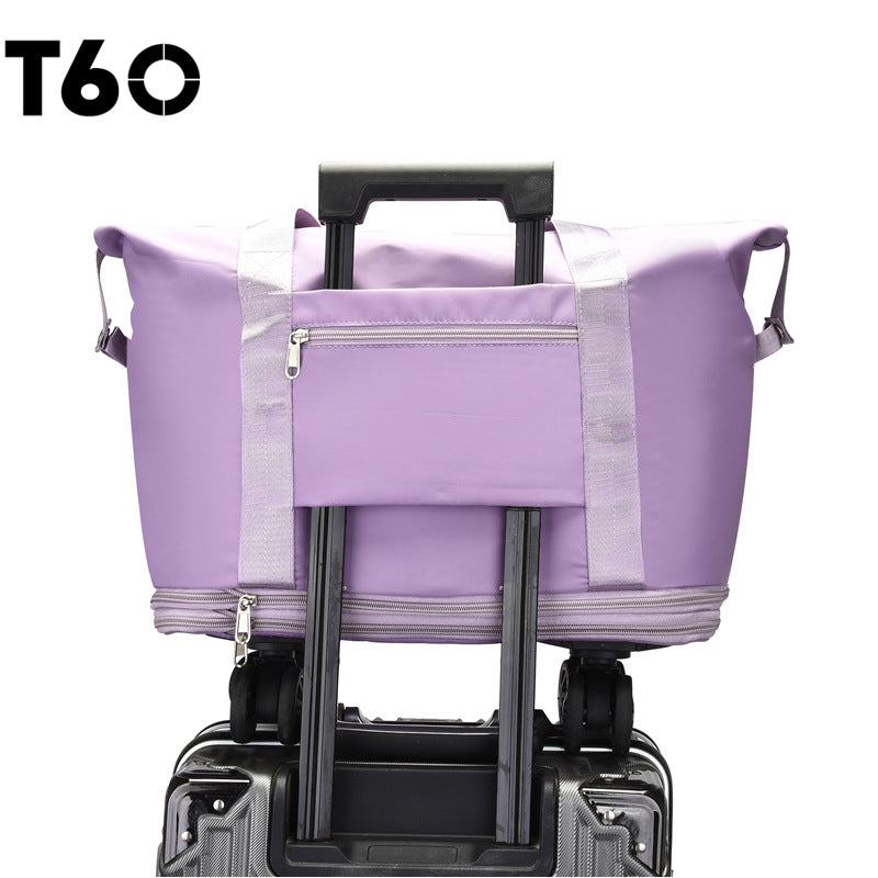 Separation Expansion Double Layer Tote Oversized Travel Bags