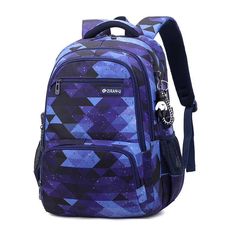 Charming Natural Fish Grade Boy Printing Elementary School Students' Schoolbags