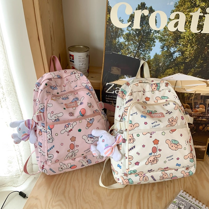 Cute Cartoon Style Soft Large Capacity Backpacks