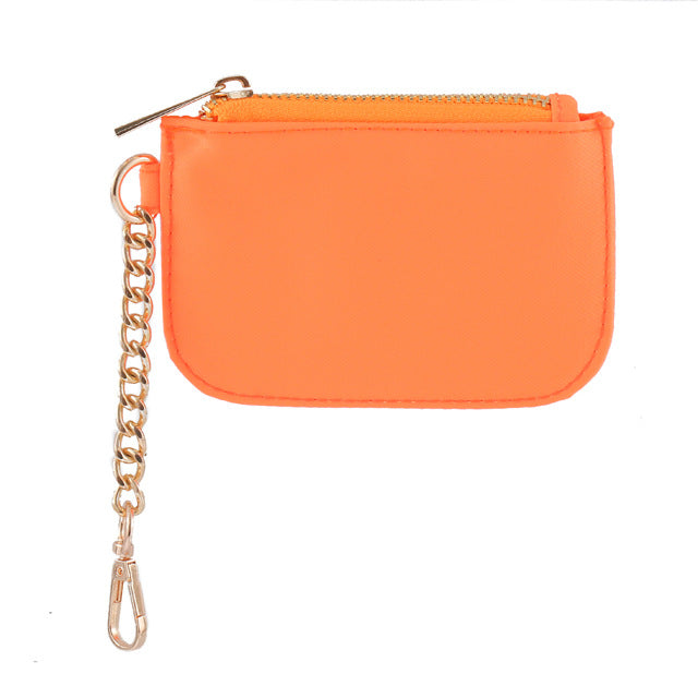 Women's Nylon High-grade Metal Zipper Waterproof Mini Purses